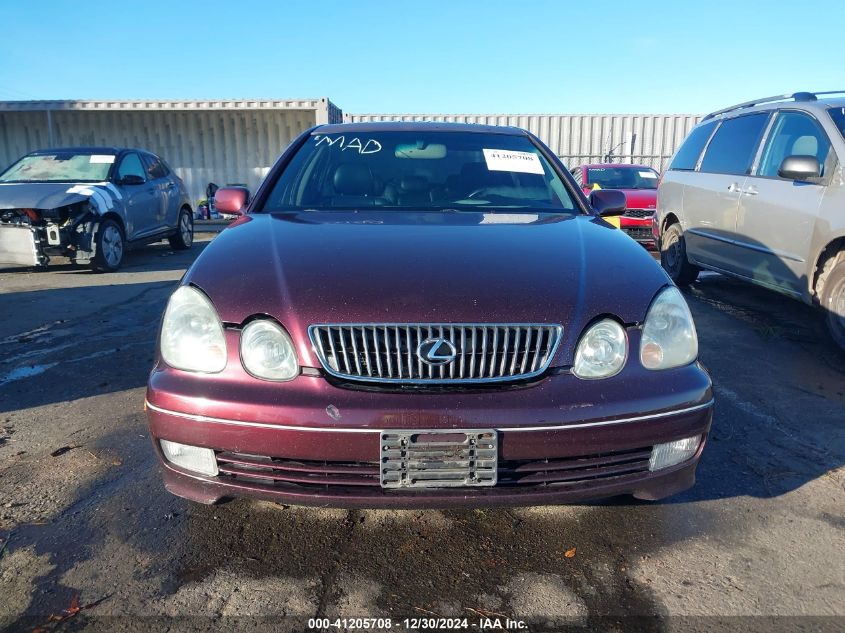 2001 Lexus Gs 300 VIN: JT8BD69S510136399 Lot: 41205708