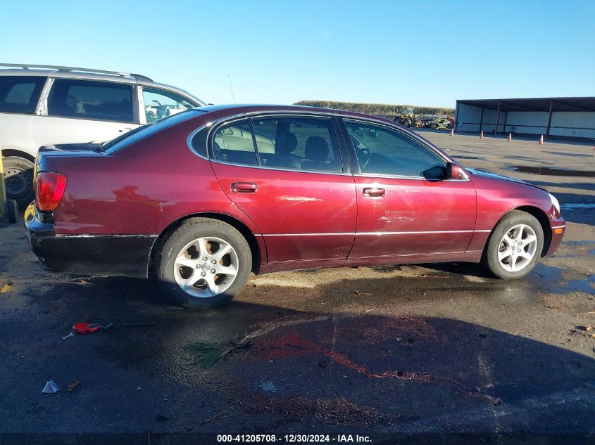 2001 Lexus Gs 300 VIN: JT8BD69S510136399 Lot: 41205708