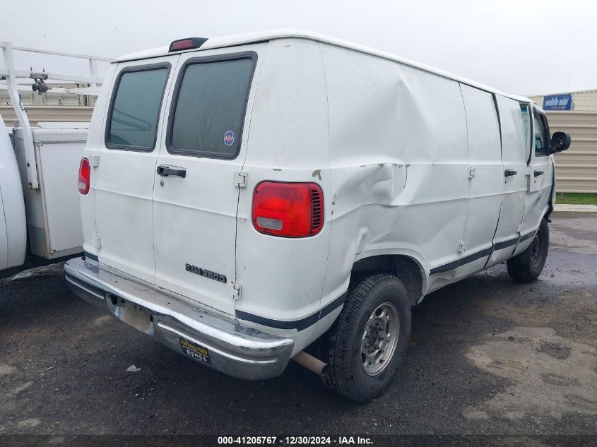 2002 Dodge Ram Van B2500 VIN: 2B7JB21Z82K114773 Lot: 41205767