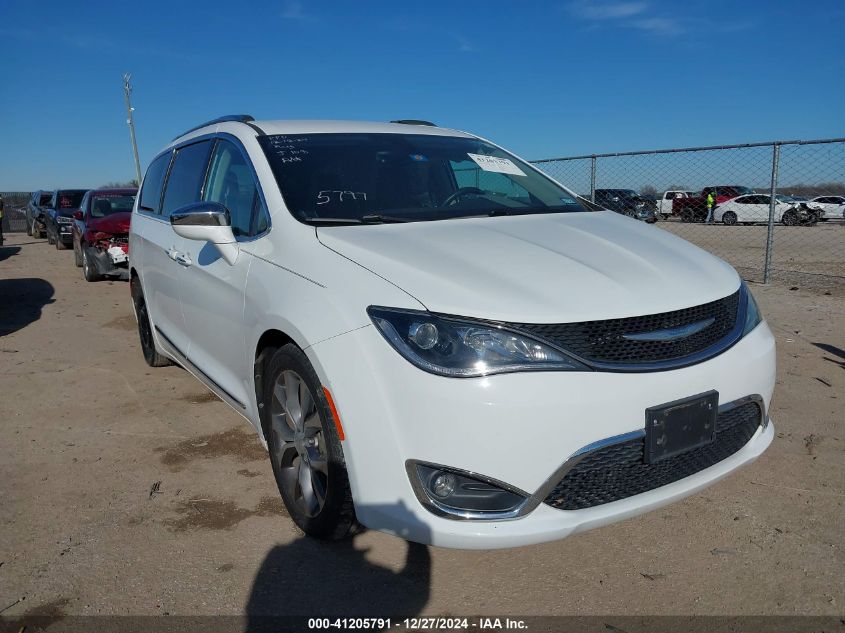 2018 Chrysler Pacifica Limited VIN: 2C4RC1GG0JR245797 Lot: 41205791