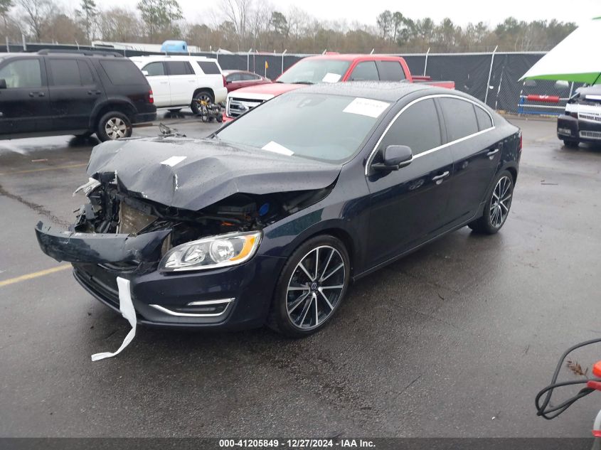 2016 Volvo S60 T5 Drive-E Premier VIN: YV126MFK5G2408882 Lot: 41205849