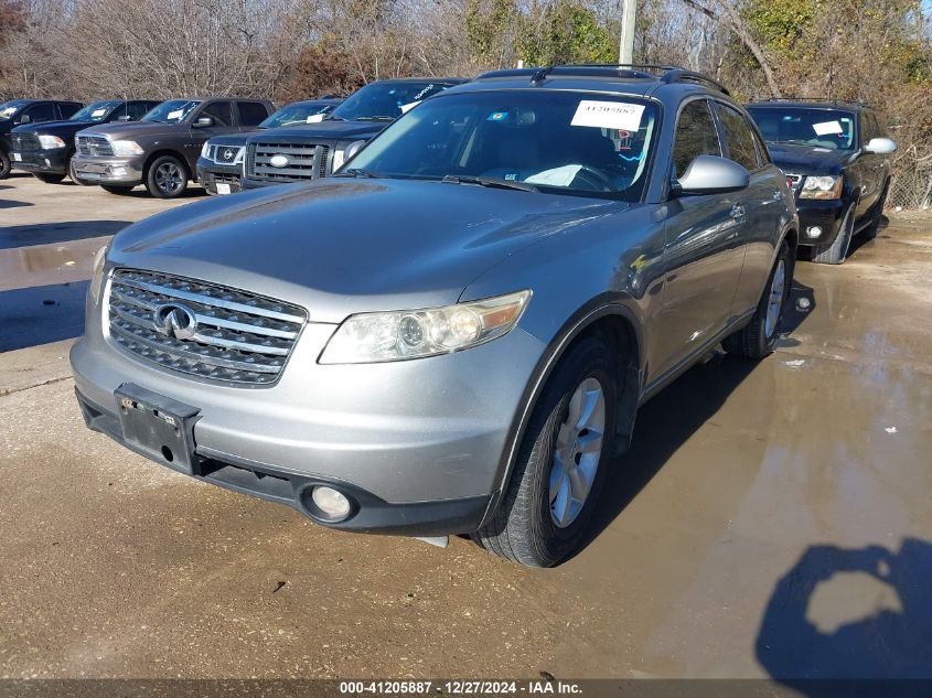 2004 Infiniti Fx35 VIN: JNRAS08U84X108644 Lot: 41205887