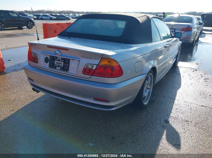 2001 BMW 330Ci 330Ci VIN: WBABS53451JU82536 Lot: 41205965