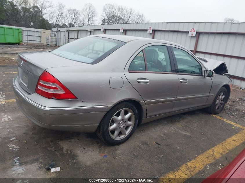 2003 Mercedes-Benz C 320 Sport VIN: WDBRF64J23F400346 Lot: 41206060