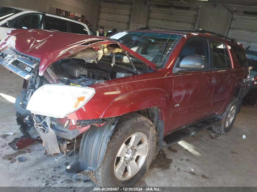 2005 Toyota 4Runner Sr5 V8 VIN: JTEZT14R858006615 Lot: 41206067