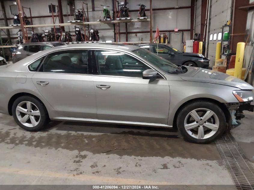 2013 Volkswagen Passat 2.5L Se VIN: 1VWBH7A39DC017996 Lot: 41206094