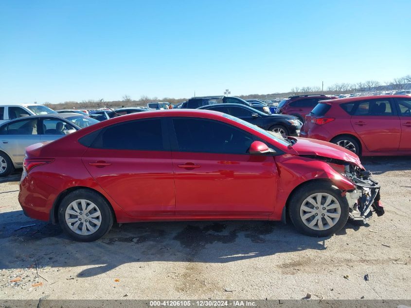 2021 Hyundai Accent Se VIN: 3KPC24A6XME148106 Lot: 41206105