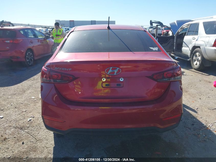 2021 Hyundai Accent Se VIN: 3KPC24A6XME148106 Lot: 41206105