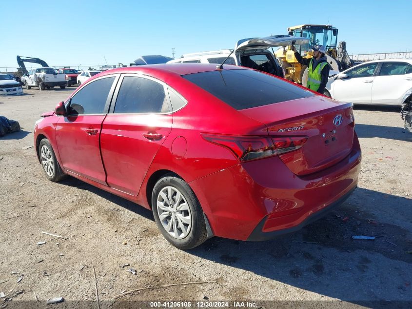 2021 Hyundai Accent Se VIN: 3KPC24A6XME148106 Lot: 41206105