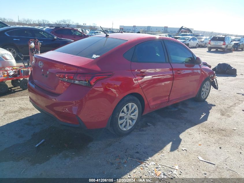 2021 Hyundai Accent Se VIN: 3KPC24A6XME148106 Lot: 41206105