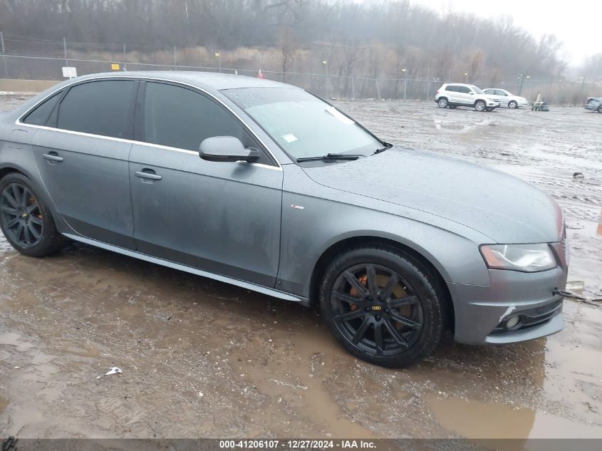 2012 Audi A4 2.0T Premium VIN: WAUFFAFL7CA032679 Lot: 41206107