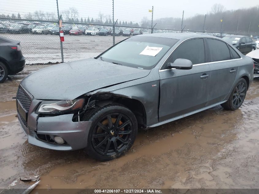 2012 Audi A4 2.0T Premium VIN: WAUFFAFL7CA032679 Lot: 41206107