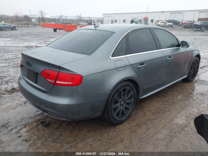 2012 Audi A4 2.0T Premium VIN: WAUFFAFL7CA032679 Lot: 41206107