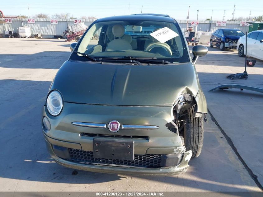 2012 Fiat 500 Pop VIN: 3C3CFFAR6CT385135 Lot: 41206123