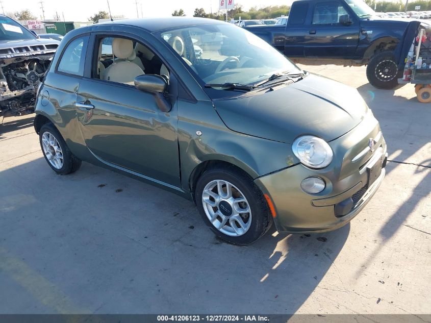 2012 Fiat 500 Pop VIN: 3C3CFFAR6CT385135 Lot: 41206123