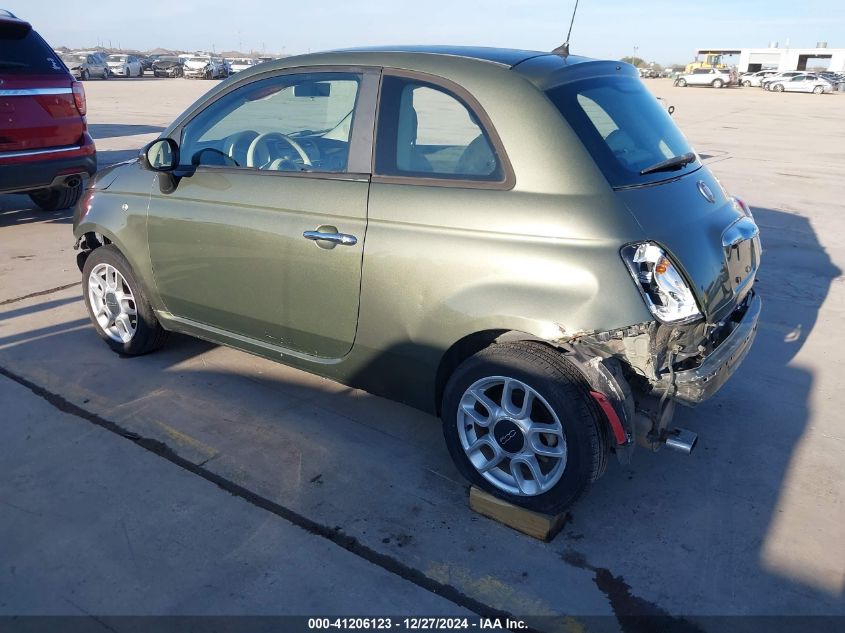 2012 Fiat 500 Pop VIN: 3C3CFFAR6CT385135 Lot: 41206123