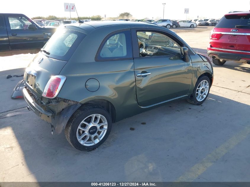 2012 Fiat 500 Pop VIN: 3C3CFFAR6CT385135 Lot: 41206123