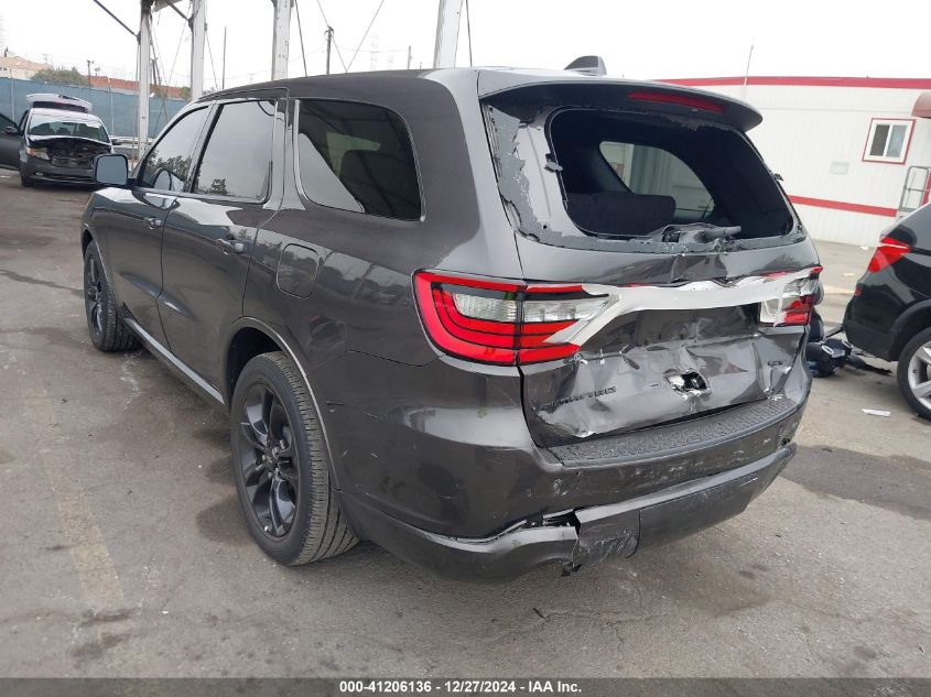 2021 Dodge Durango Gt Rwd VIN: 1C4RDHDG8MC750106 Lot: 41206136