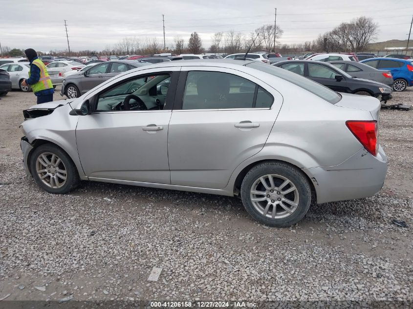 2014 Chevrolet Sonic Lt Auto VIN: 1G1JC5SH3E4138488 Lot: 41206158