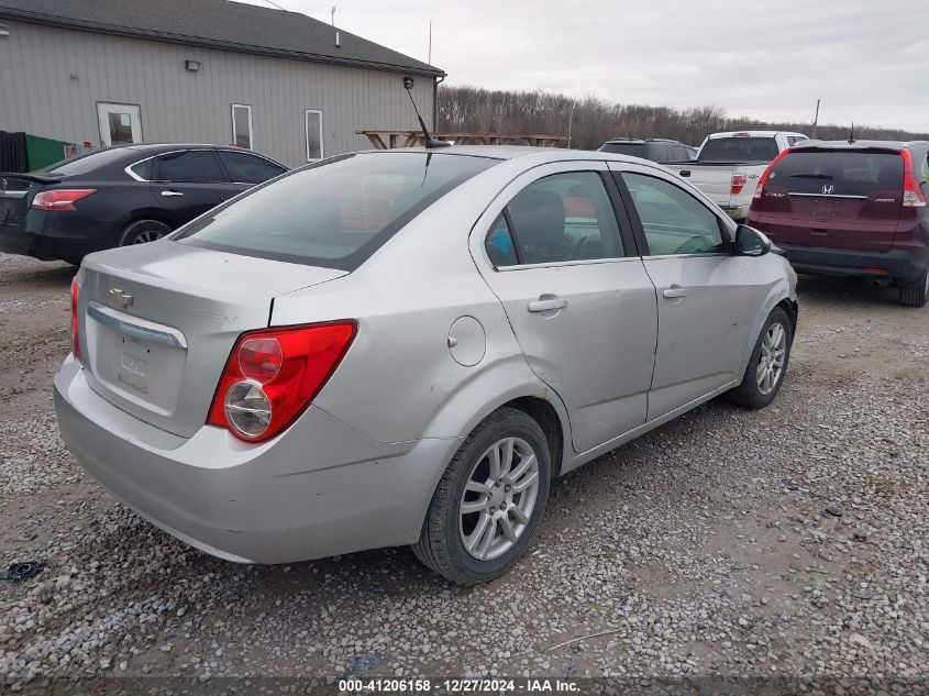 2014 Chevrolet Sonic Lt Auto VIN: 1G1JC5SH3E4138488 Lot: 41206158