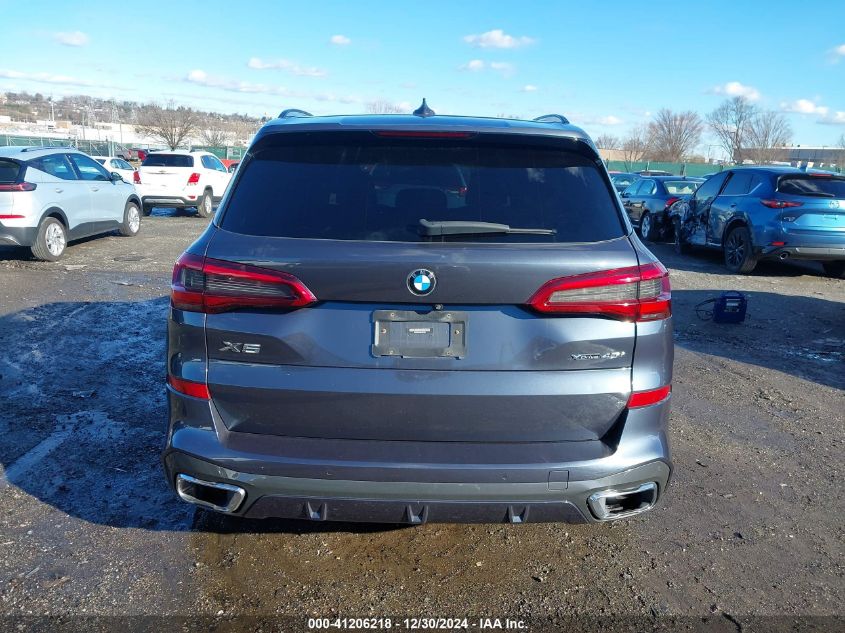 2019 BMW X5 xDrive40I VIN: 5UXCR6C56KLK87020 Lot: 41206218