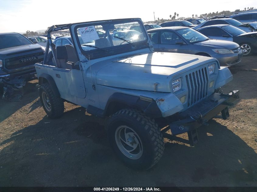 1988 Jeep Wrangler VIN: 2BCHV81J1JB529100 Lot: 41206249