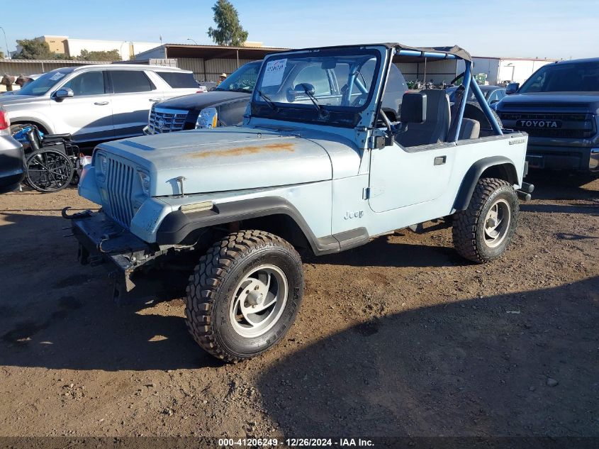 1988 Jeep Wrangler VIN: 2BCHV81J1JB529100 Lot: 41206249