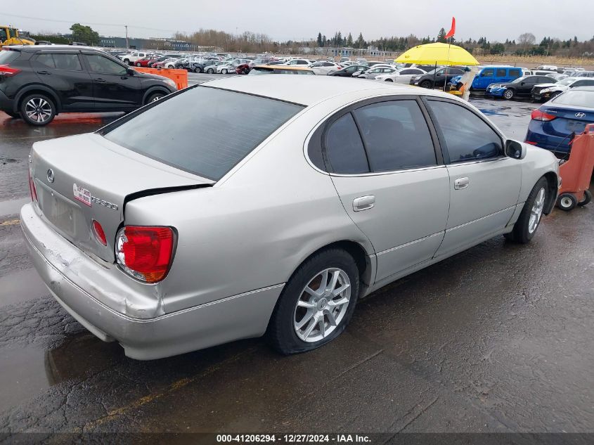 2001 Lexus Gs 300 VIN: JT8BD69S010138223 Lot: 41206294