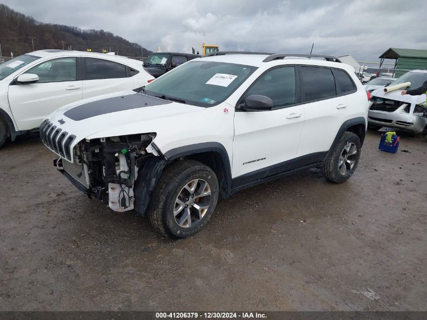 2017 Jeep Cherokee Trailhawk 4X4 VIN: 1C4PJMBS0HW557162 Lot: 41206379