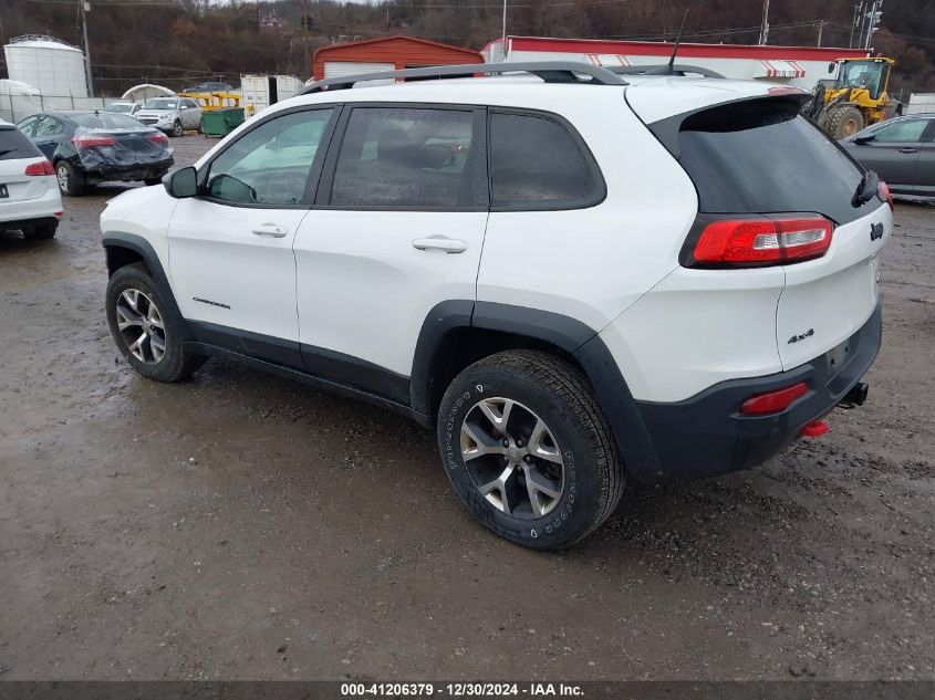 2017 Jeep Cherokee Trailhawk 4X4 VIN: 1C4PJMBS0HW557162 Lot: 41206379