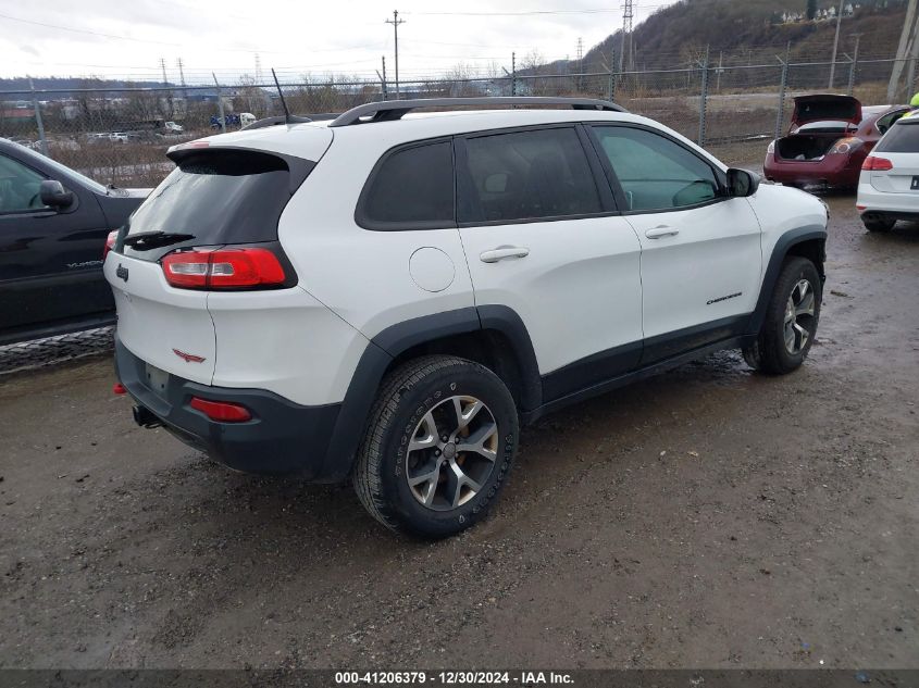 2017 Jeep Cherokee Trailhawk 4X4 VIN: 1C4PJMBS0HW557162 Lot: 41206379