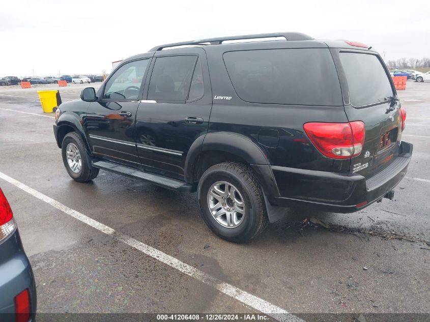 2005 Toyota Sequoia Limited V8 VIN: 5TDZT38A25S239471 Lot: 41206408