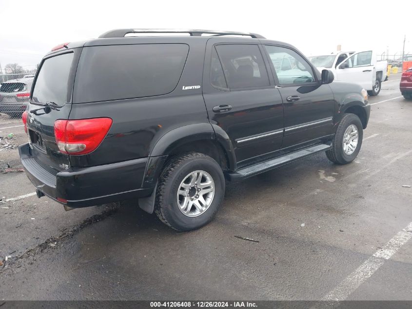 2005 Toyota Sequoia Limited V8 VIN: 5TDZT38A25S239471 Lot: 41206408