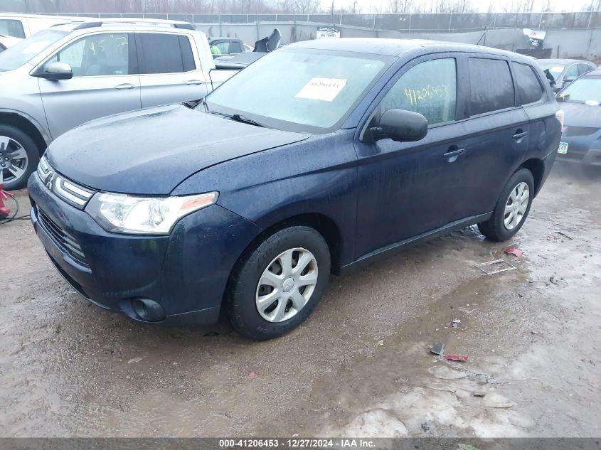 2014 Mitsubishi Outlander Es VIN: JA4AD2A37EZ003214 Lot: 41206453