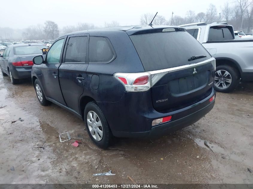 2014 Mitsubishi Outlander Es VIN: JA4AD2A37EZ003214 Lot: 41206453