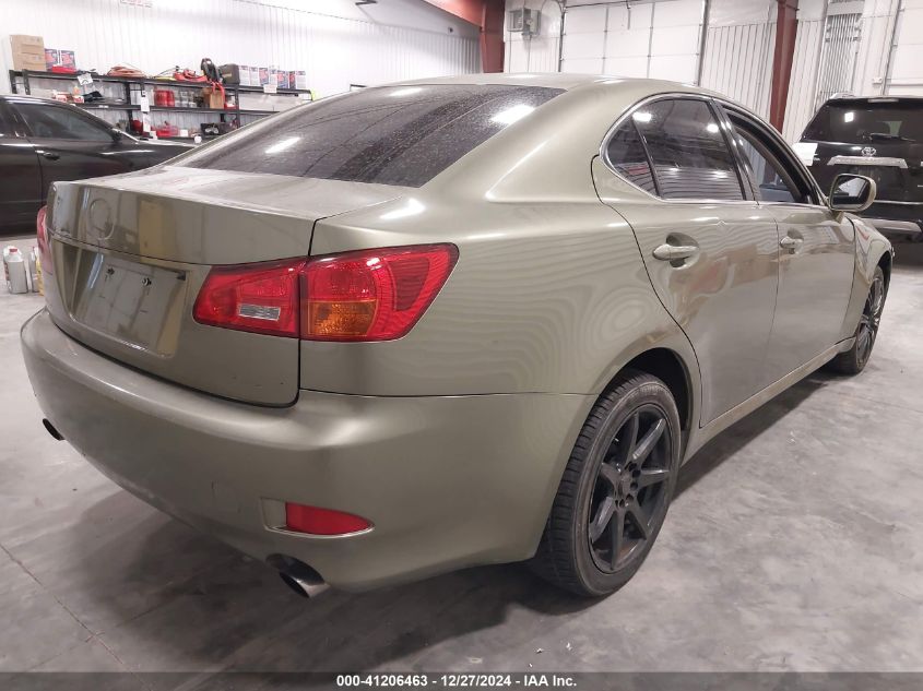 2006 Lexus Is 250 VIN: JTHCK262562000485 Lot: 41206463