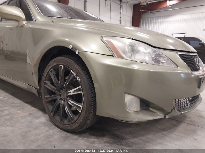 2006 Lexus Is 250 VIN: JTHCK262562000485 Lot: 41206463