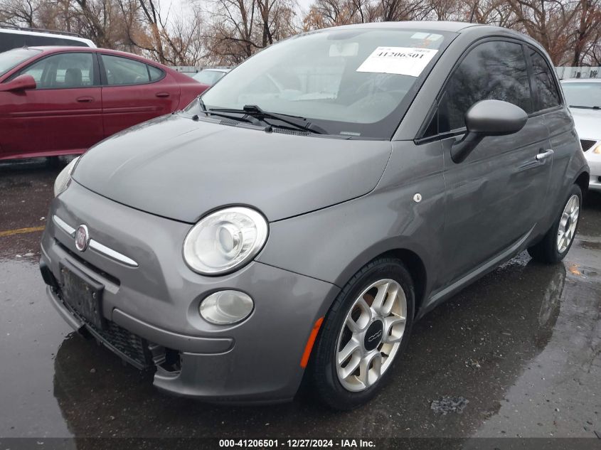 2012 Fiat 500 Pop VIN: 3C3CFFAR3CT124514 Lot: 41206501