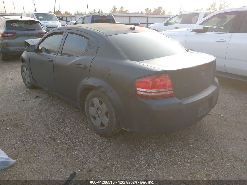 2008 Dodge Avenger Se VIN: 1B3LC46K08N216855 Lot: 41206515