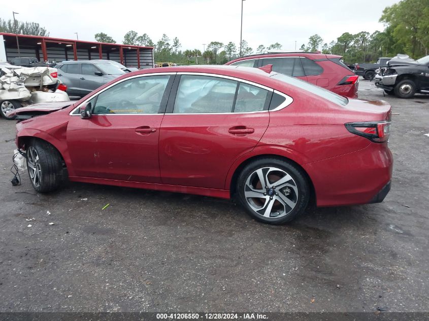 2022 Subaru Legacy Limited VIN: 4S3BWAN64N3027945 Lot: 41206550