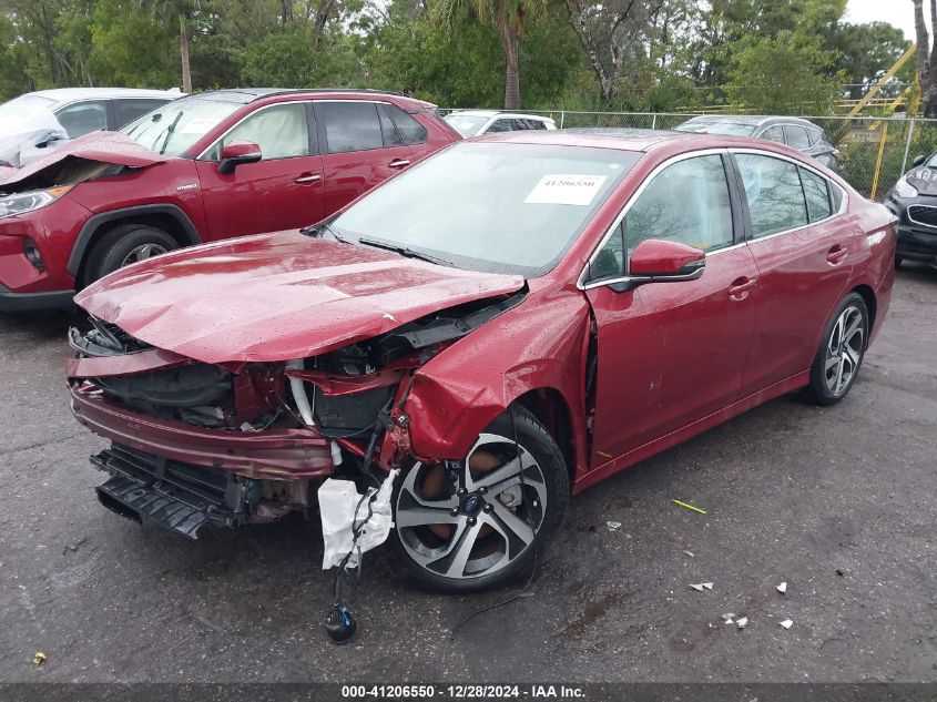 2022 Subaru Legacy Limited VIN: 4S3BWAN64N3027945 Lot: 41206550