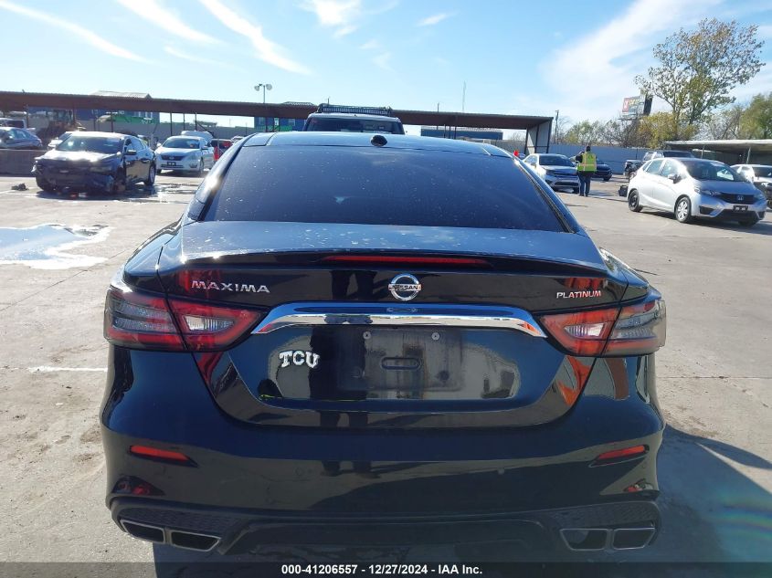 2019 Nissan Maxima 3.5 Platinum/3.5 S/3.5 Sl/3.5 Sr/3.5 Sv VIN: 1N4AA6AV3K0382631 Lot: 41206557