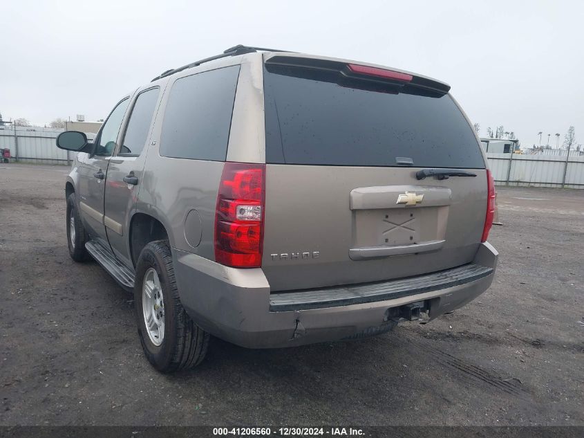 2007 Chevrolet Tahoe C1500 VIN: 1GNFC13J77R243524 Lot: 41206560