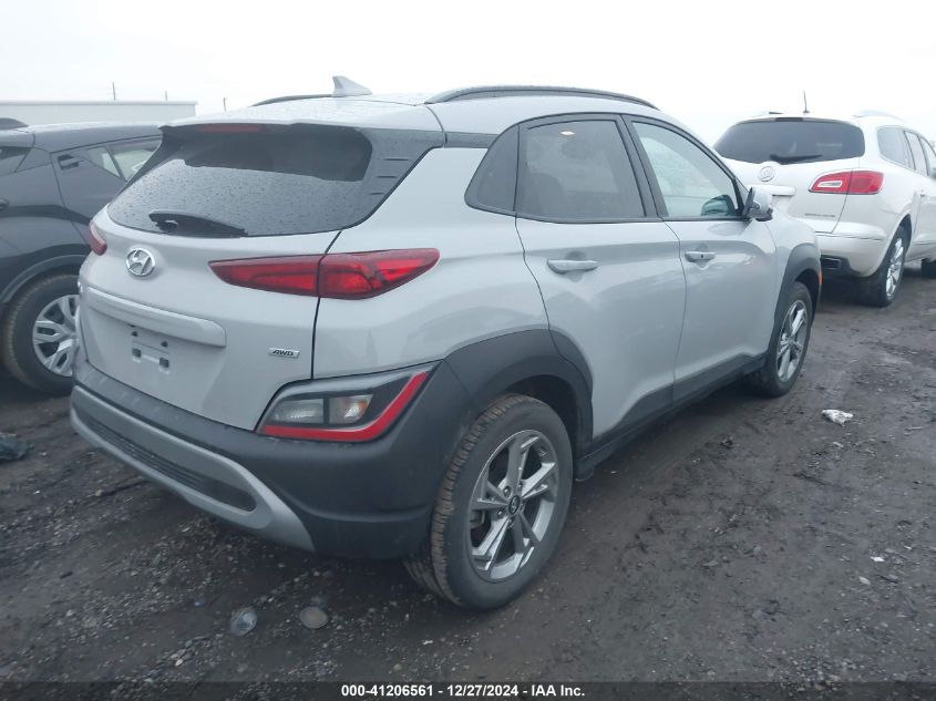 2023 Hyundai Kona Sel VIN: KM8K6CAB2PU062006 Lot: 41206561