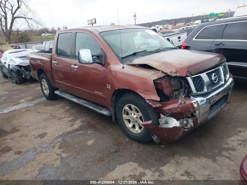 2004 Nissan Titan Se VIN: 1N6AA07A14N507723 Lot: 41206604