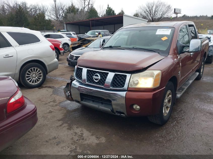 2004 Nissan Titan Se VIN: 1N6AA07A14N507723 Lot: 41206604