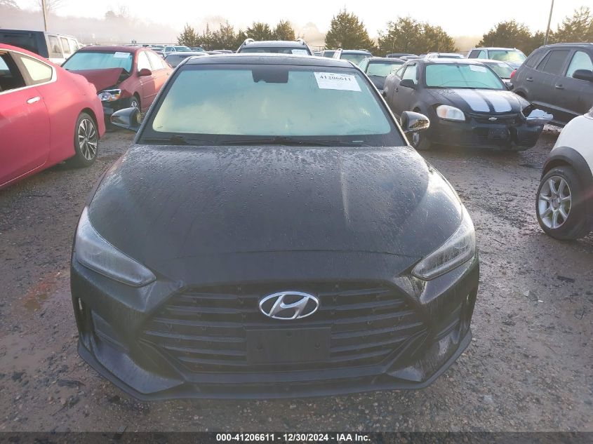 2019 Hyundai Veloster 2.0 Premium VIN: KMHTG6AF3KU013055 Lot: 41206611