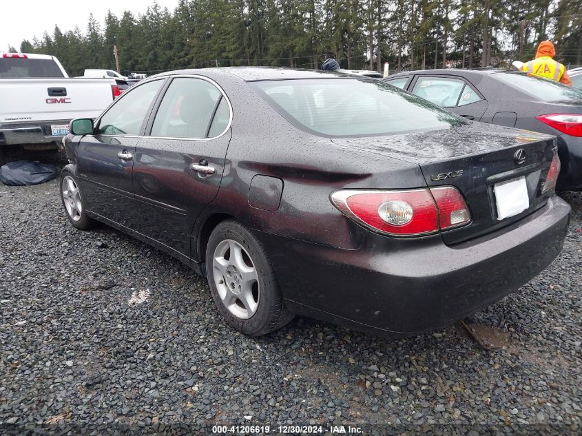 2004 Lexus Es 330 VIN: JTHBA30G145055679 Lot: 41206619