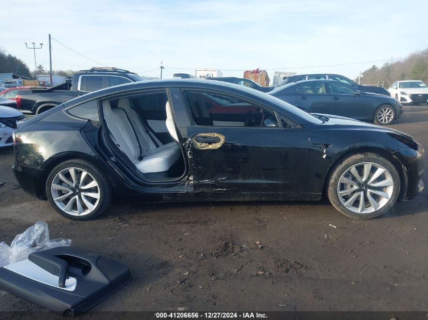 2020 Tesla Model 3 Standard Range Plus Rear-Wheel Drive/Standard Range Rear-Wheel Drive VIN: 5YJ3E1EA2LF599219 Lot: 41206656