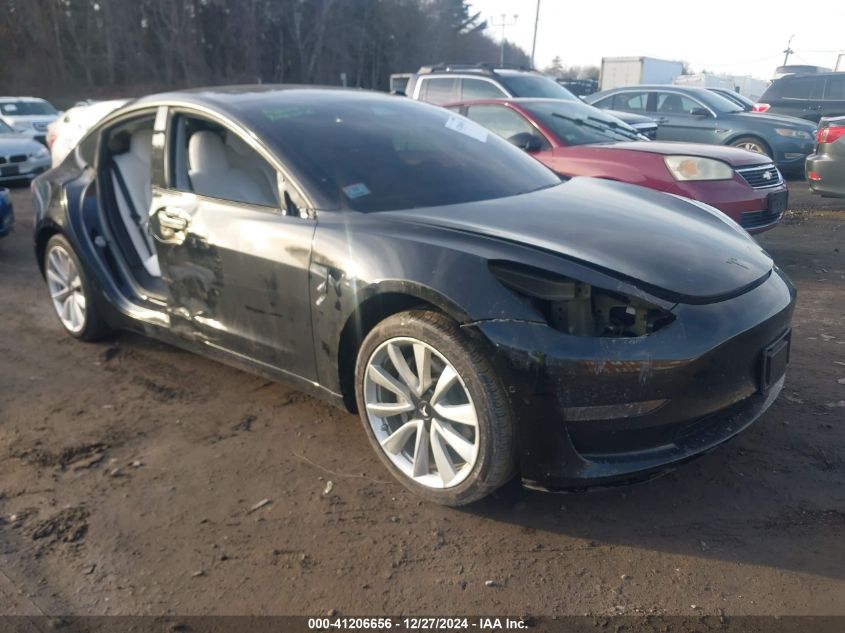 2020 Tesla Model 3 Standard Range Plus Rear-Wheel Drive/Standard Range Rear-Wheel Drive VIN: 5YJ3E1EA2LF599219 Lot: 41206656